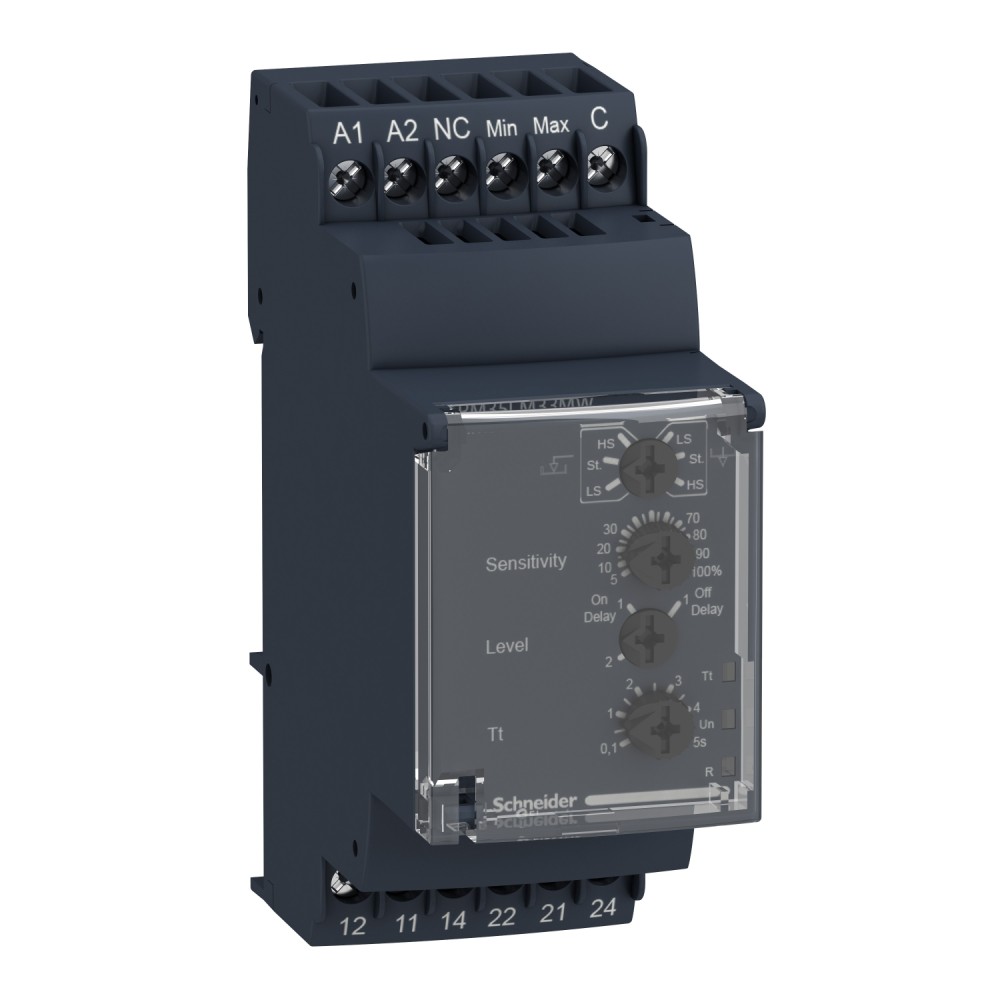 RELE CONTROL NIVEL LIQUIDO 0.1-5S 24-240VAC/DC 2NANC ZELIO RM35LM33MW