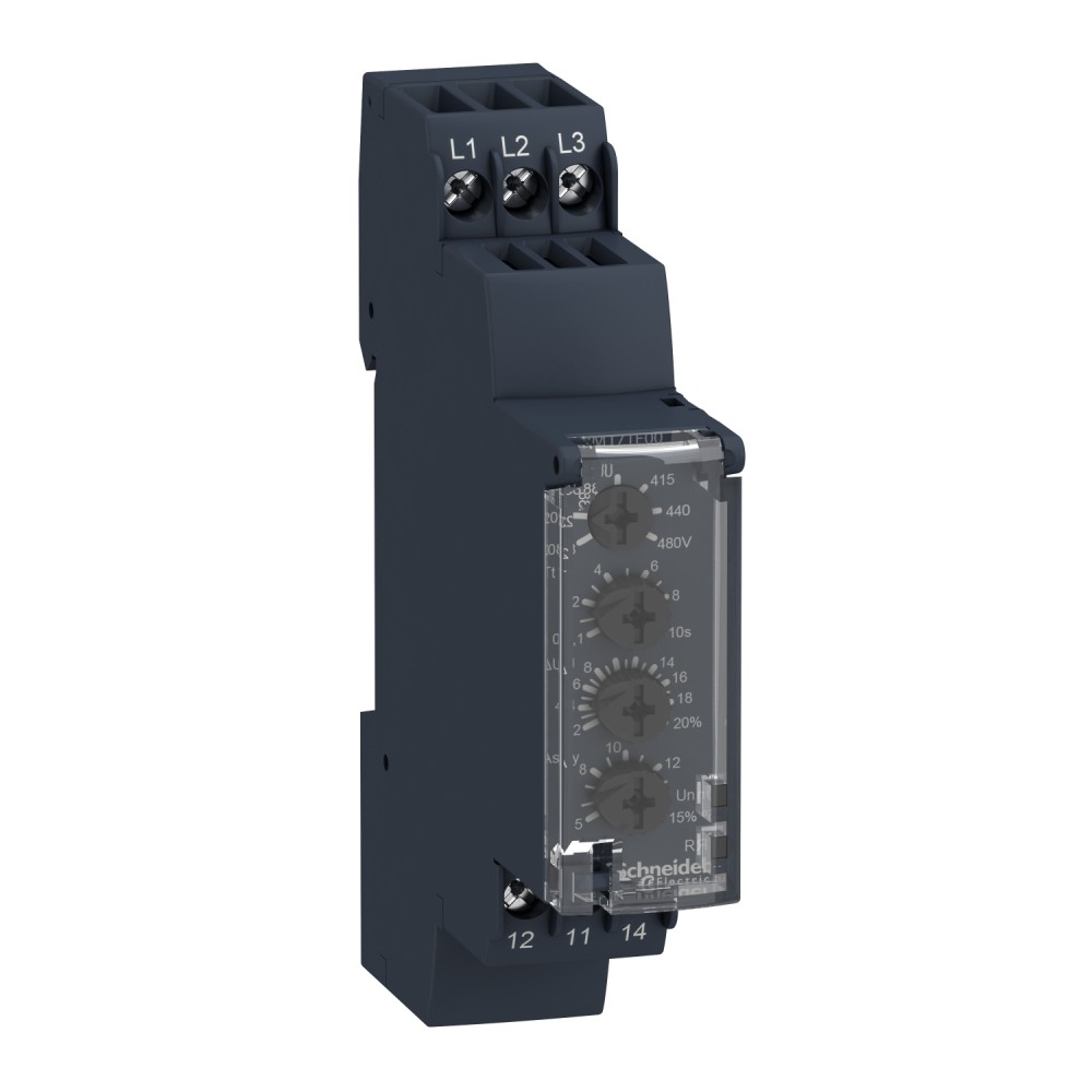 RELE DE CONTROL MULTIFUNCION 208-480VAC ASYMM UV/OV RM17TE00