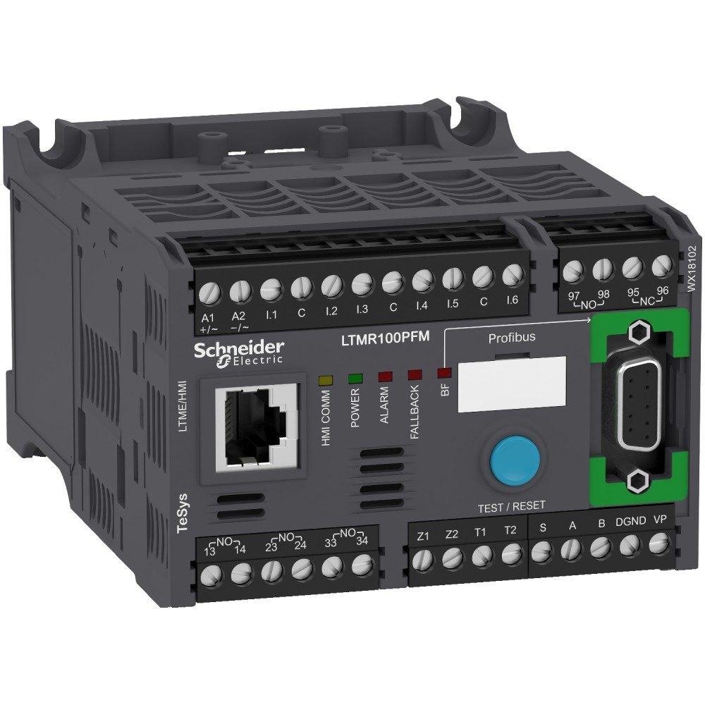 RELE MULTIFUNCION CONTROL MOTOR PROFIBUS 5-100A 100- 230VAC TESYS LTMR100PFM