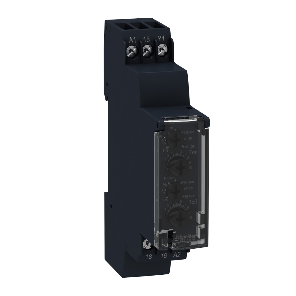 RELE TEMPORIZADOR ELECTRON 1-100H 24-240VAC 1NA+1NC ZELIO TIME RE17RLMU