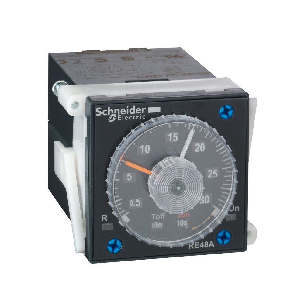 RELE TEMPORIZADOR ELECTRON 0.02S -300H 24-240VAC/DC 1NA+1NC ZELIO TIME RE48AMH13MW