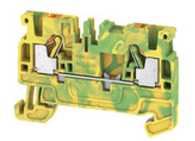 BORNERA CONEXION UNIVERSAL VERDE/AMARILLO PUSH IN A2C 2.5 PE