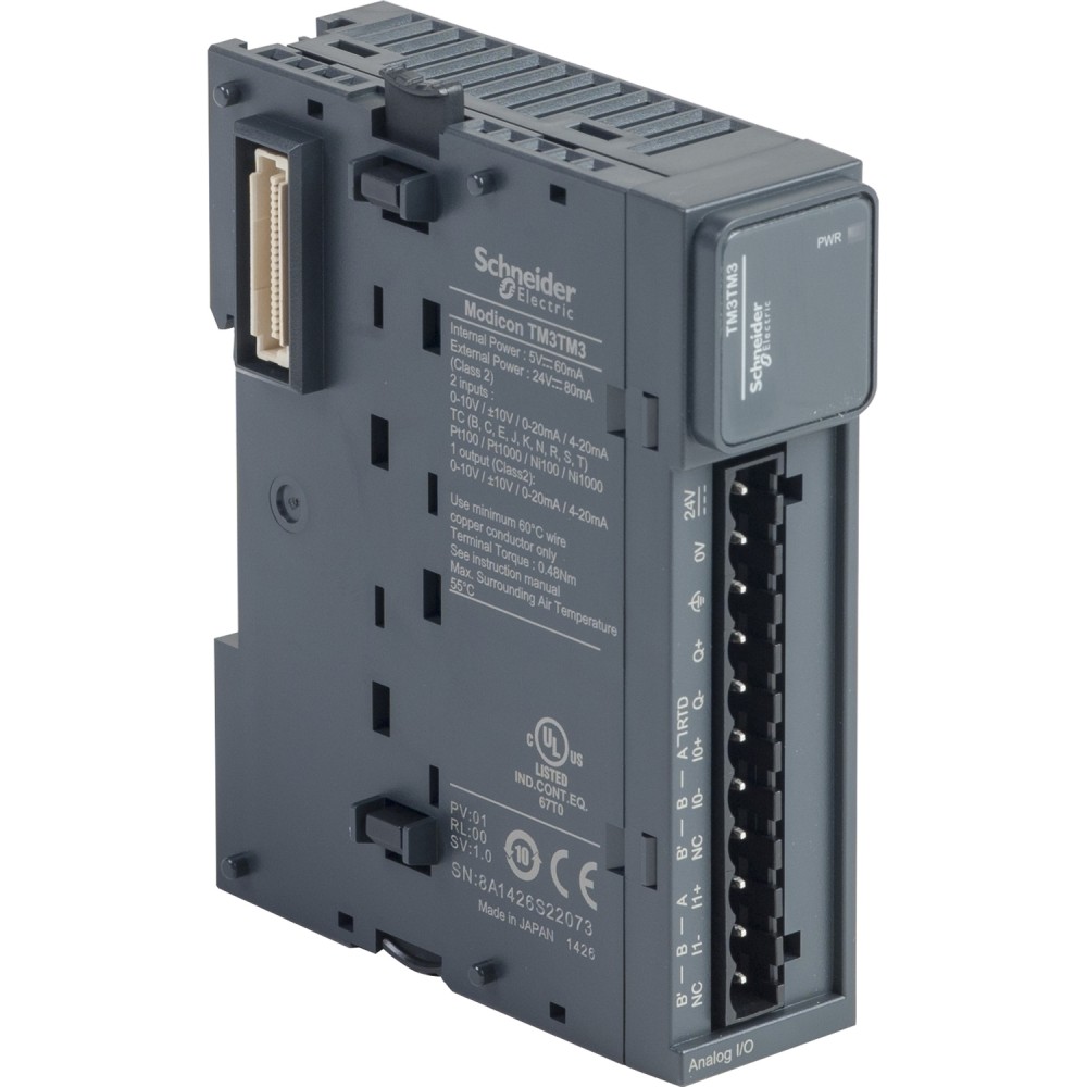MODULO CONTROL TEMPERATURA 2E/1S ANALOG 0-10V MODICON TM3 TM3TM3