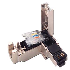 CONECTOR PLUG RJ45 BLINDADO IE FC TP CABLES 2X2 METALICO 10/100MBIT/S (10unid)6GK19011BB202AB0