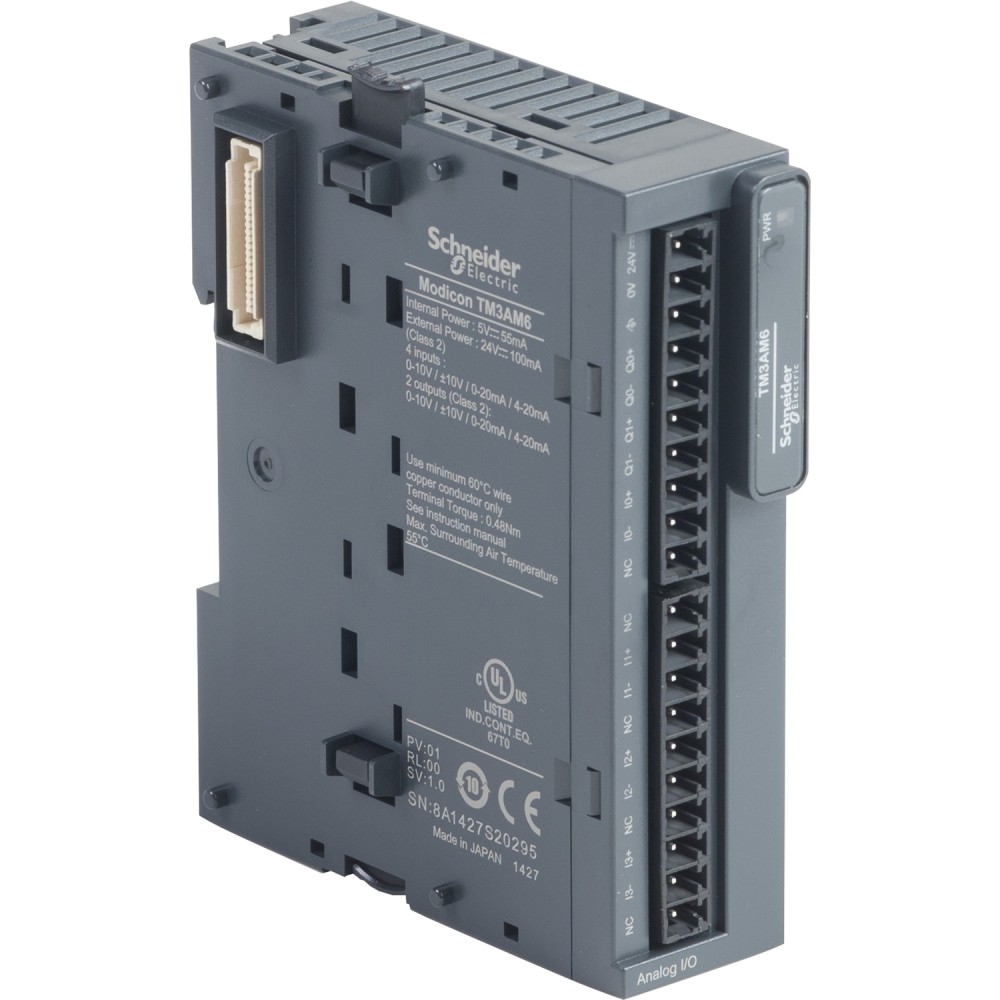 MODULO EXPANSION 4E/2S ANALOG 24VDC MODICON TM3 TM3AM6