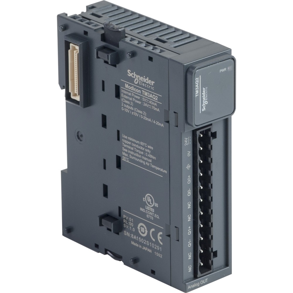 MODULO PLC P/MODICON 2S ANALOGICAS 24VDC TM3AQ2
