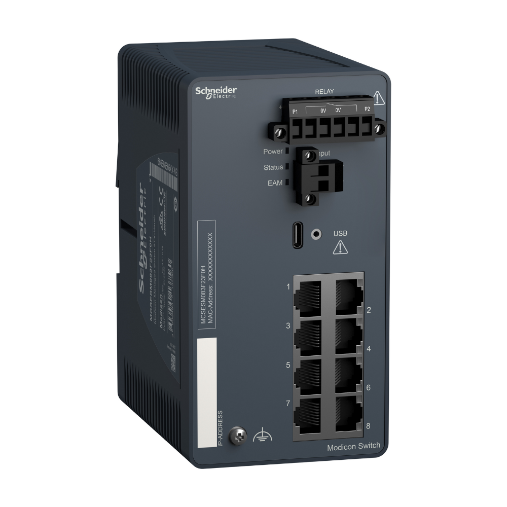 SWITCH CONMUTADOR ADMIN 8 PUERT 10/100 BASE-TX RJ45 MCSESM083F23F0H