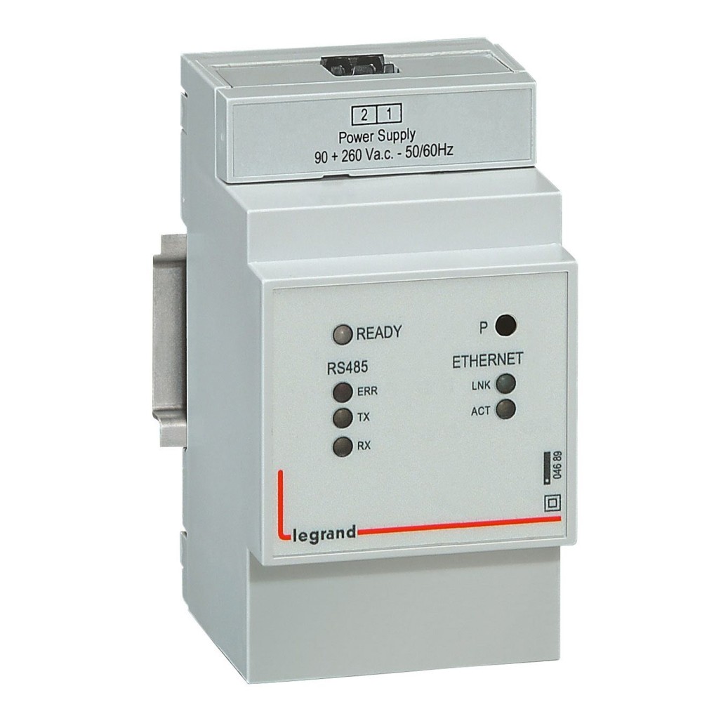 CONVERTIDOR IP INTERFACE RS485/ETHERNET 3 MOD 90-260VAC EMDX3 004689