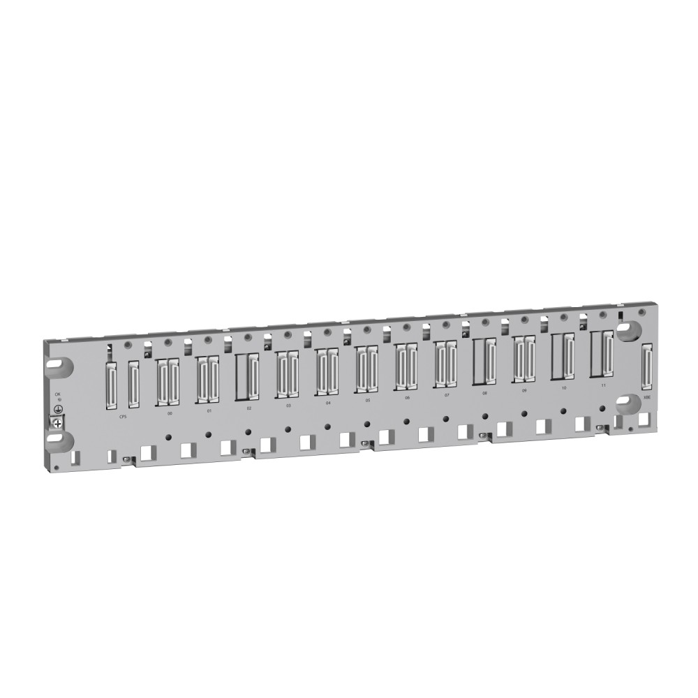 BASTIDOR 12 SLOTS ETHERNET 24 3.30 VDC P/RACK MODICON X80 BMEXBP1200