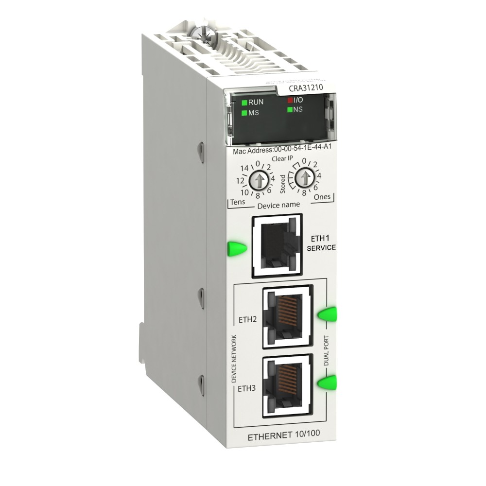 MODULO ETHERNET RIO DROP E/IP PERF MODICON X80 BMXCRA31210