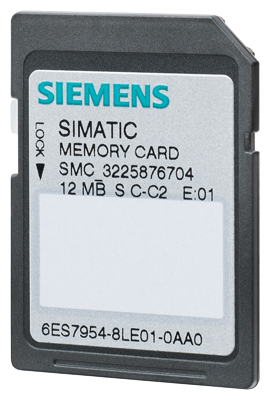 MEMORIA CARD 4MB P/S7-1X00 CPU/SINAMICS SIMATIC S7 6ES79548LC030AA0