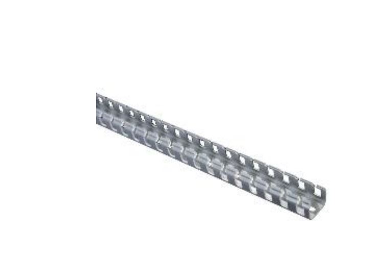 CANALETA RANURADA PVC GRIS 25X 25MM 2000MM DXN10032
