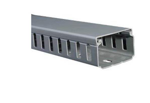 CANALETA RANURADA PVC GRIS 60X 40MM 2000MM DXN10082