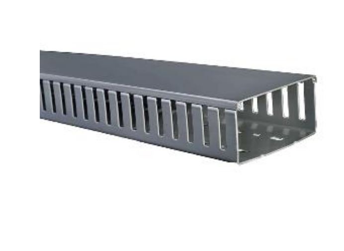 CANALETA RANURADA PVC GRIS 120X 60MM 2000MM DXN10022