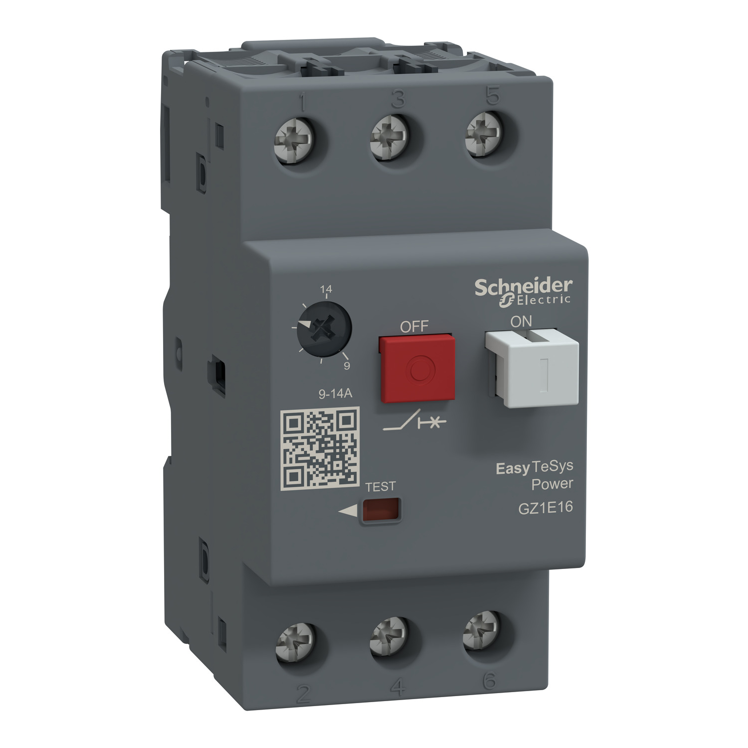 GUARDAMOTOR MAGNETO-TERMICO 3P 9-14A 400/415VAC 100KA EASYPACT TVS GZ1E16