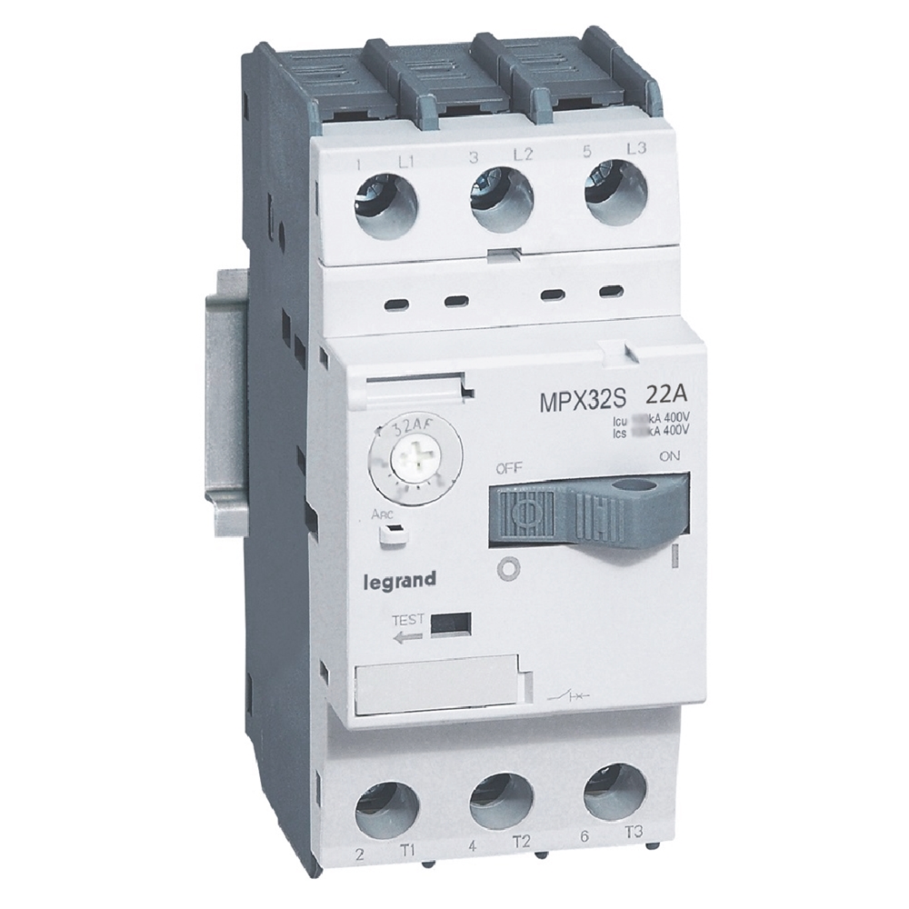 GUARDAMOTOR MAGNETO-TERMICO 3P 14-22A 415VAC 15KA MPX3 32S 417313