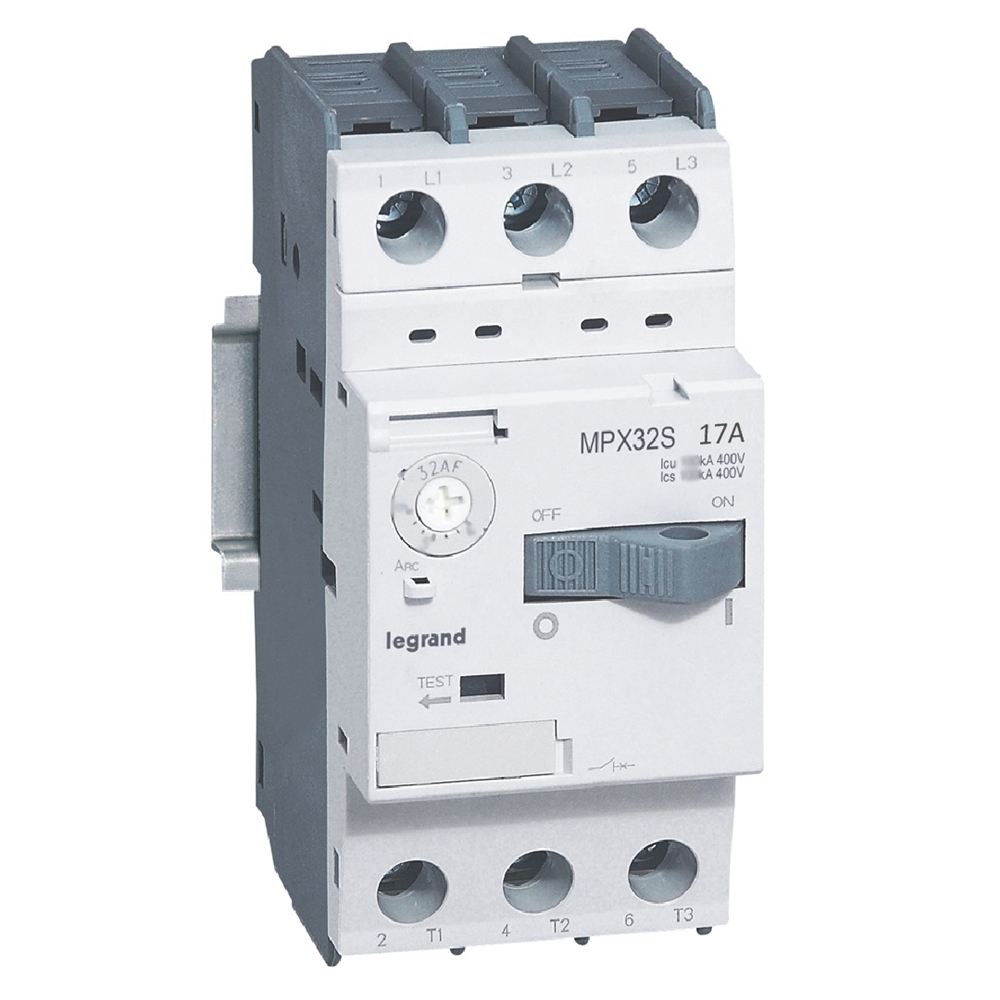 GUARDAMOTOR MAGNETO-TERMICO 3P 11-17A 415VAC 20KA MPX3 32S 417312