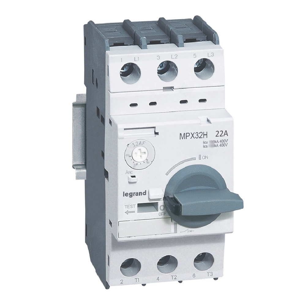 GUARDAMOTOR MAGNETO-TERMICO 14-22A 415V 50KA MPX3 32H 417333