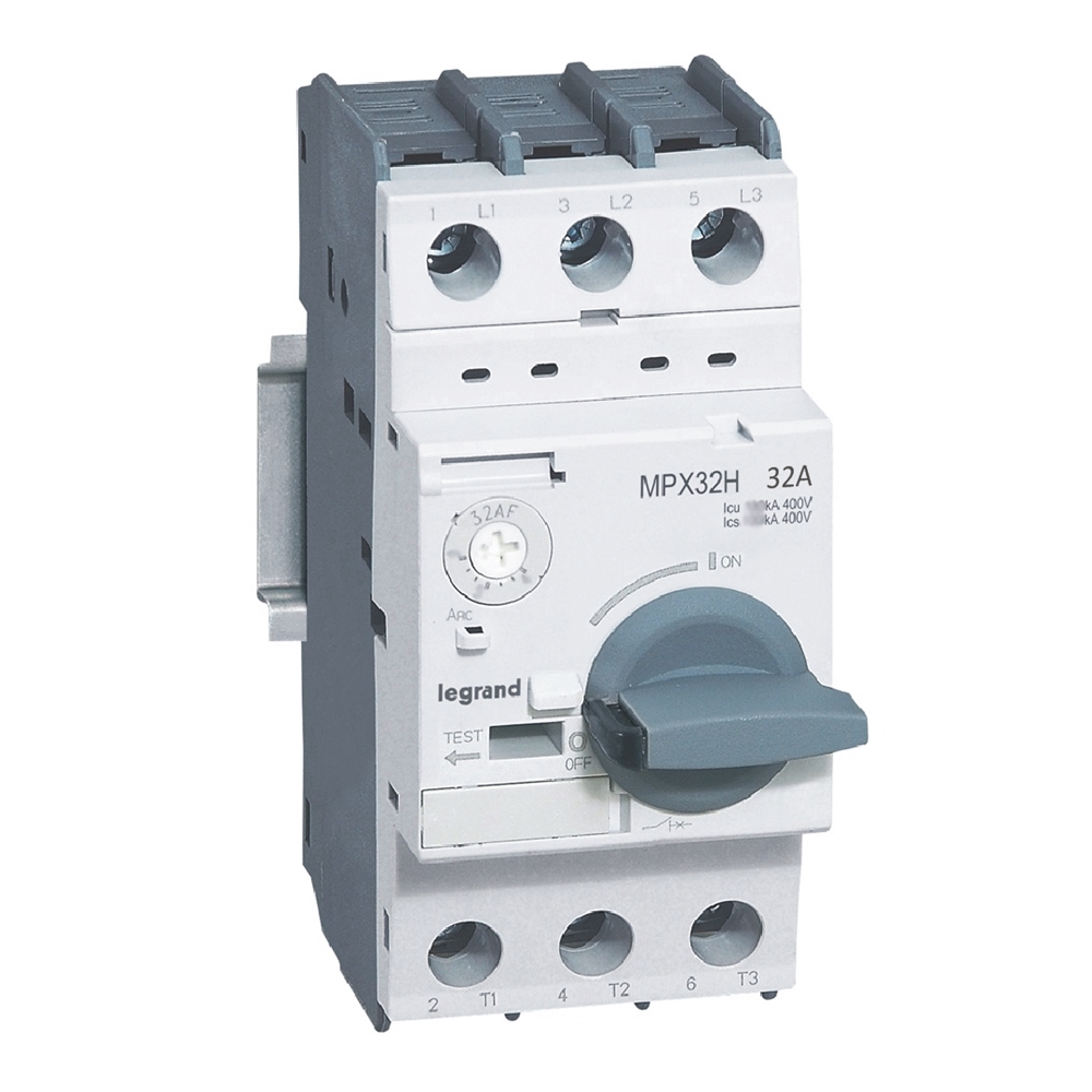 GUARDAMOTOR MAGNETO-TERMICO 3P 22-32A 415V 50KA MPX3 32H 417335