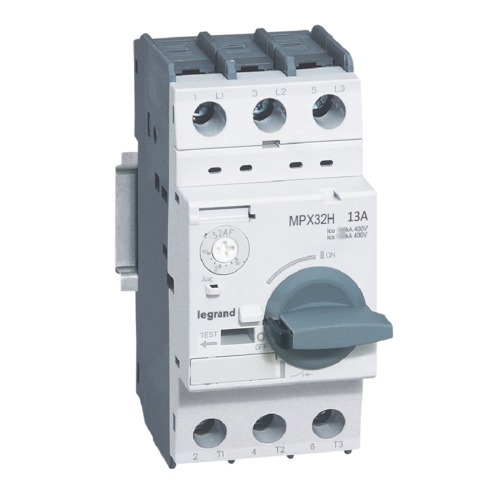 GUARDAMOTOR MAGNETO-TERMICO 3P 9-13A 415VAC 100KA MPX3 32H 417331