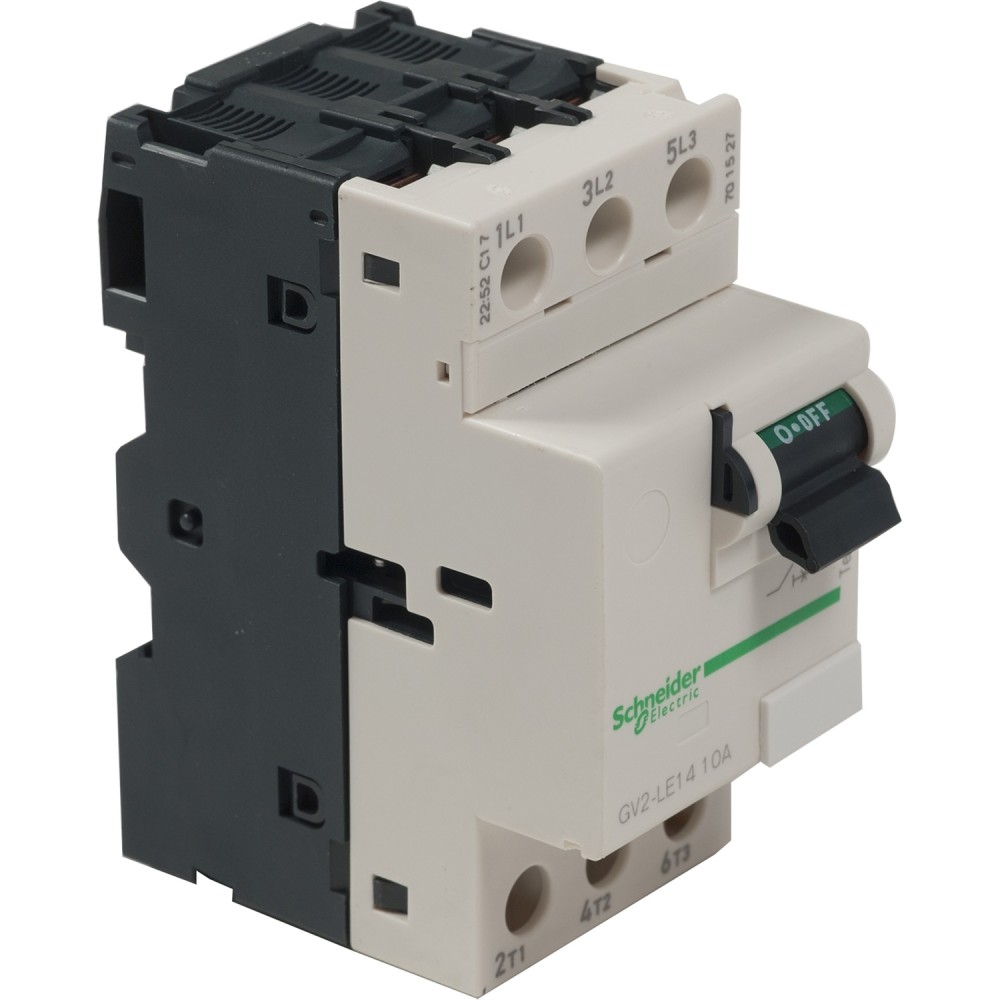 GUARDAMOTOR MAGNETICO 3P 10A 400/415VAC 10KA TESYS GV2LE14