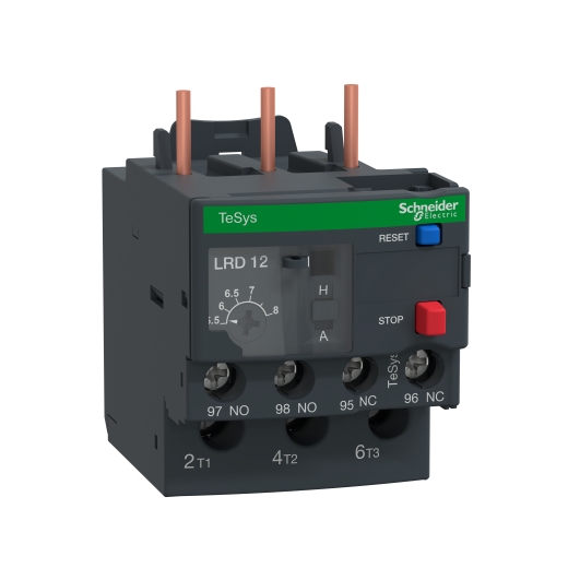 RELE SOBRECARGA TERMICO 5.5-8A 1NA+1NC TESYS LRD12