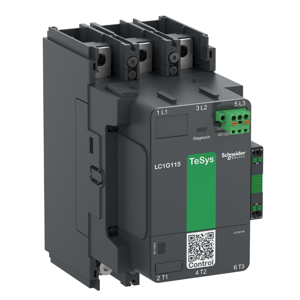 CONTACTOR POTENCIA MAGNETICO 3P 150A AC3 100-250VAC/DC 1NA+1NC TESYSG LC1G150KUEN