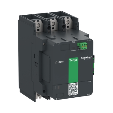 CONTACTOR POTENCIA MAGNETICO 3P 265A AC3 100-250VAC/DC 1NA+1NC TESYSG LC1G265KUEN