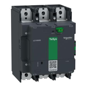 CONTACTOR POTENCIA MAGNETICO 3P 630A AC3 100-250VAC 1NA+1NC TESYS GS LC1G630KUEN