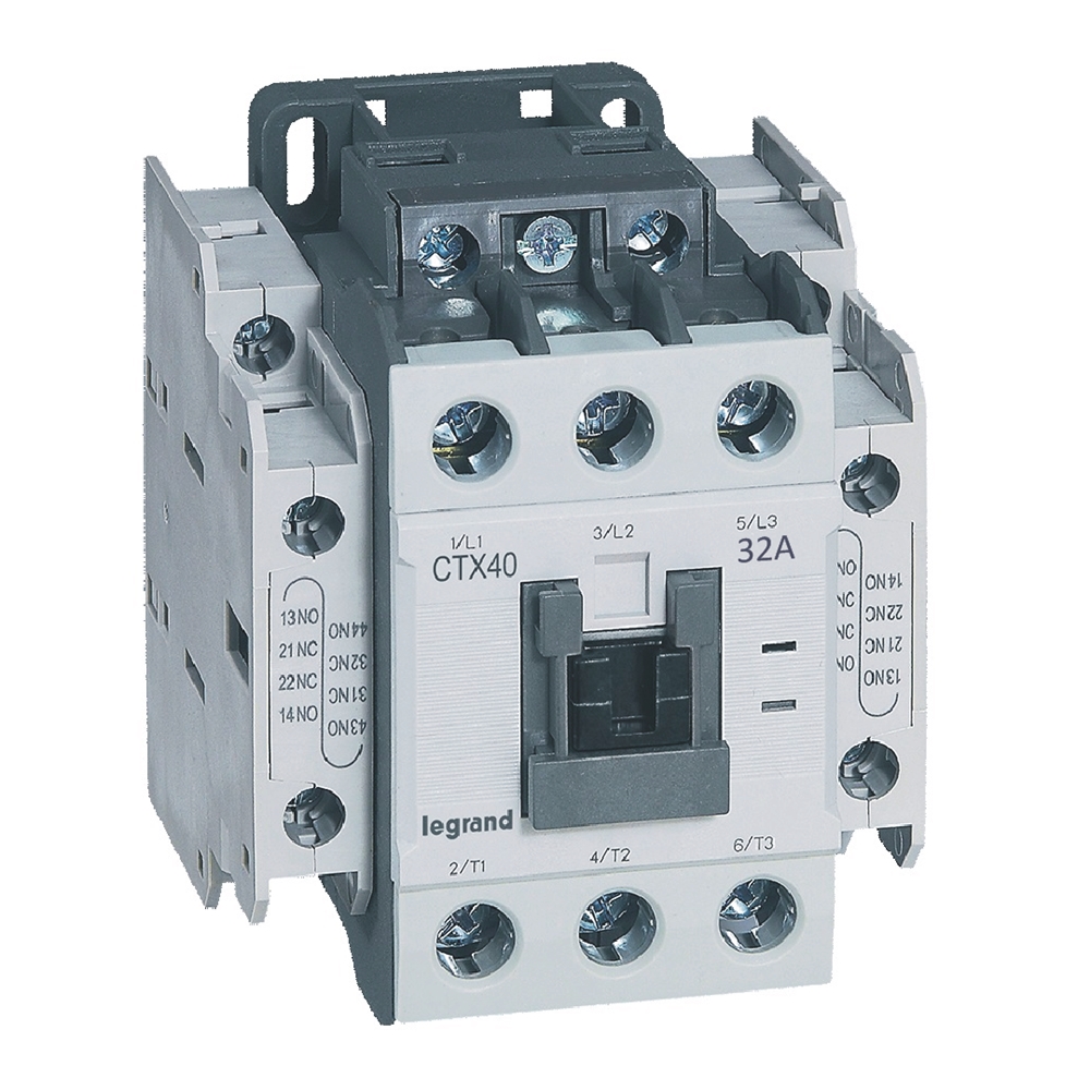 CONTACTOR POTENCIA MAGNETICO 3P 32A AC3 230VAC 2NA+2NC CTX3 416126