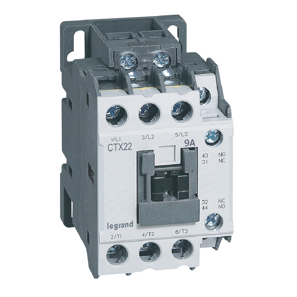 CONTACTOR POTENCIA MAGNETICO 3P 9A AC3 230VAC 1NA+1NC CTX3 416086