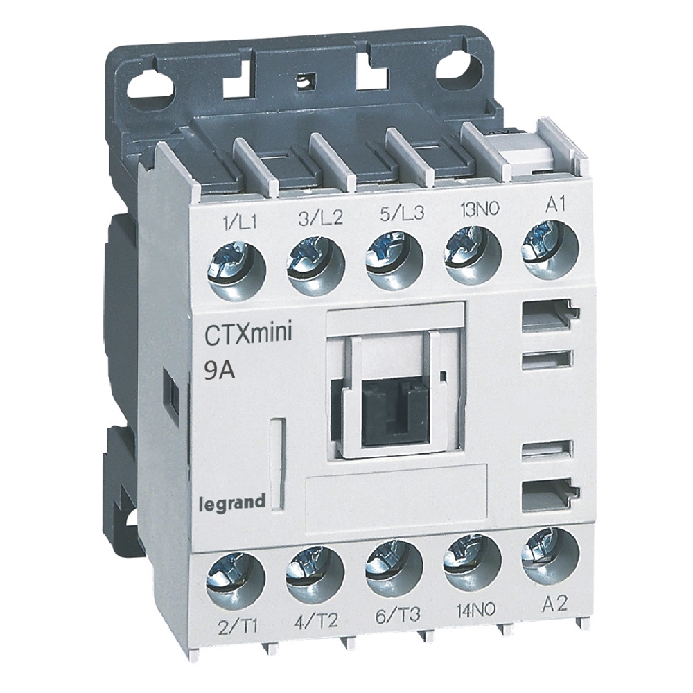 CONTACTOR POTENCIA MAGNETICO 3P 9A AC3 230VAC 1NA CTX3 MINI 417026