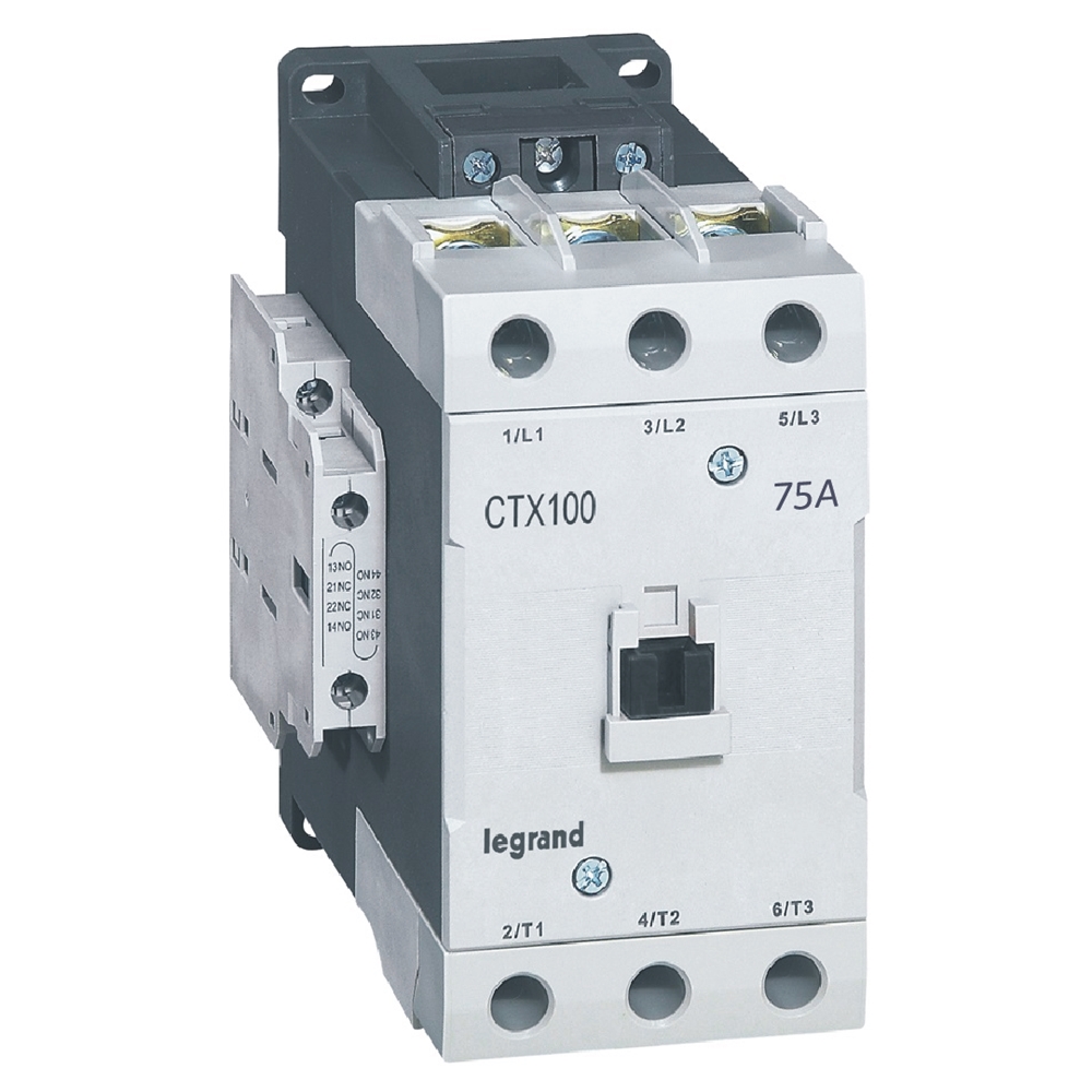 CONTACTOR POTENCIA MAGNETICO 3P 75A 230V 2NO+2NC CTX3 416186