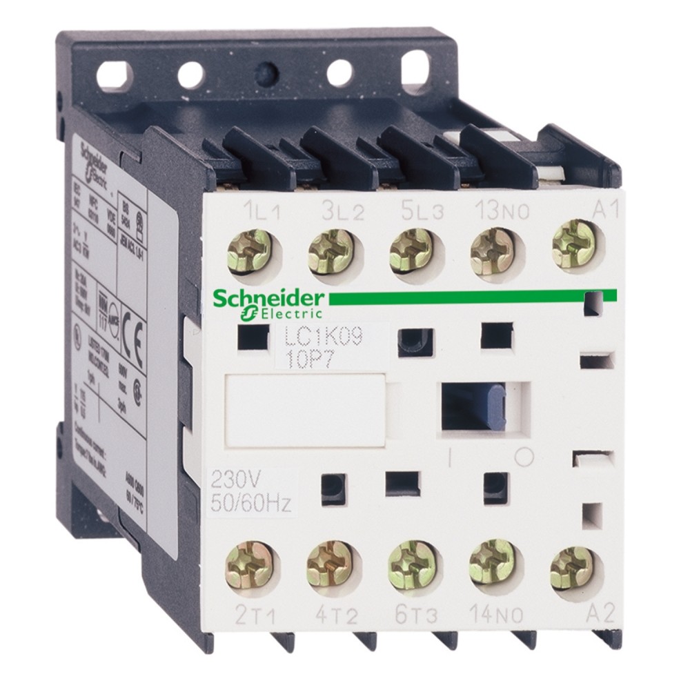 CONTACTOR POTENCIA MAGNETICO 3P 16A AC3 220VAC 1NA TESYS LC1K1610M7