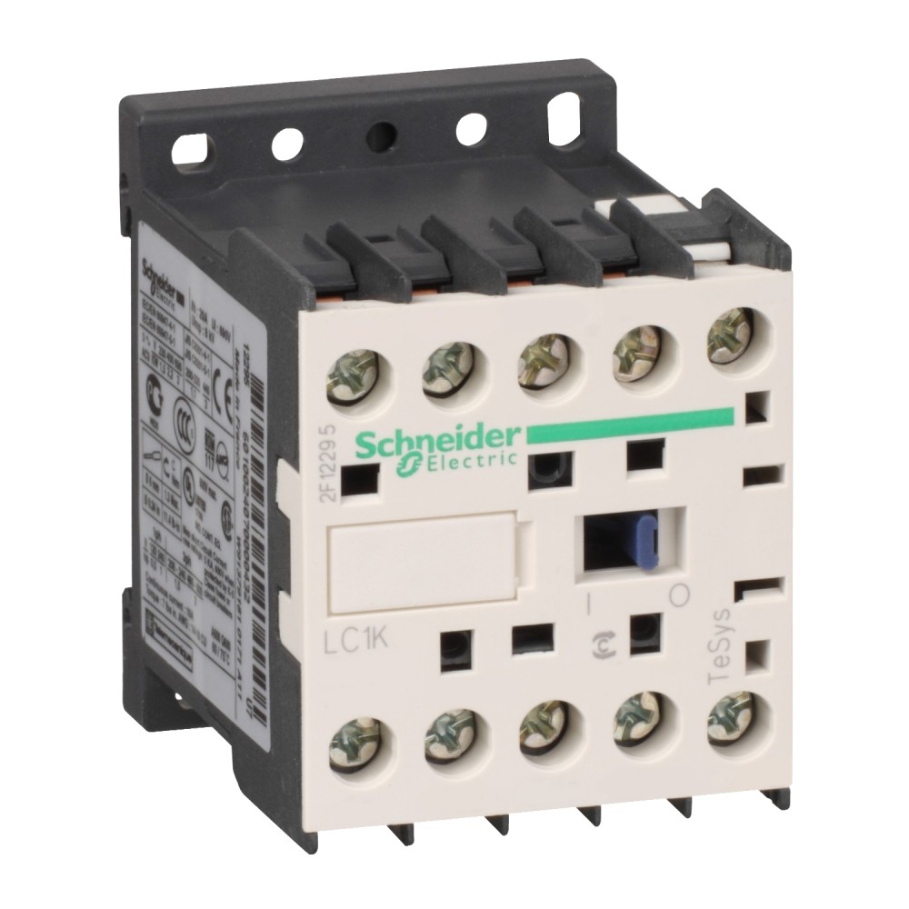 CONTACTOR POTENCIA MAGNETICO 3P 9A AC3 220VAC 1NA TESYS LC1K0910M7