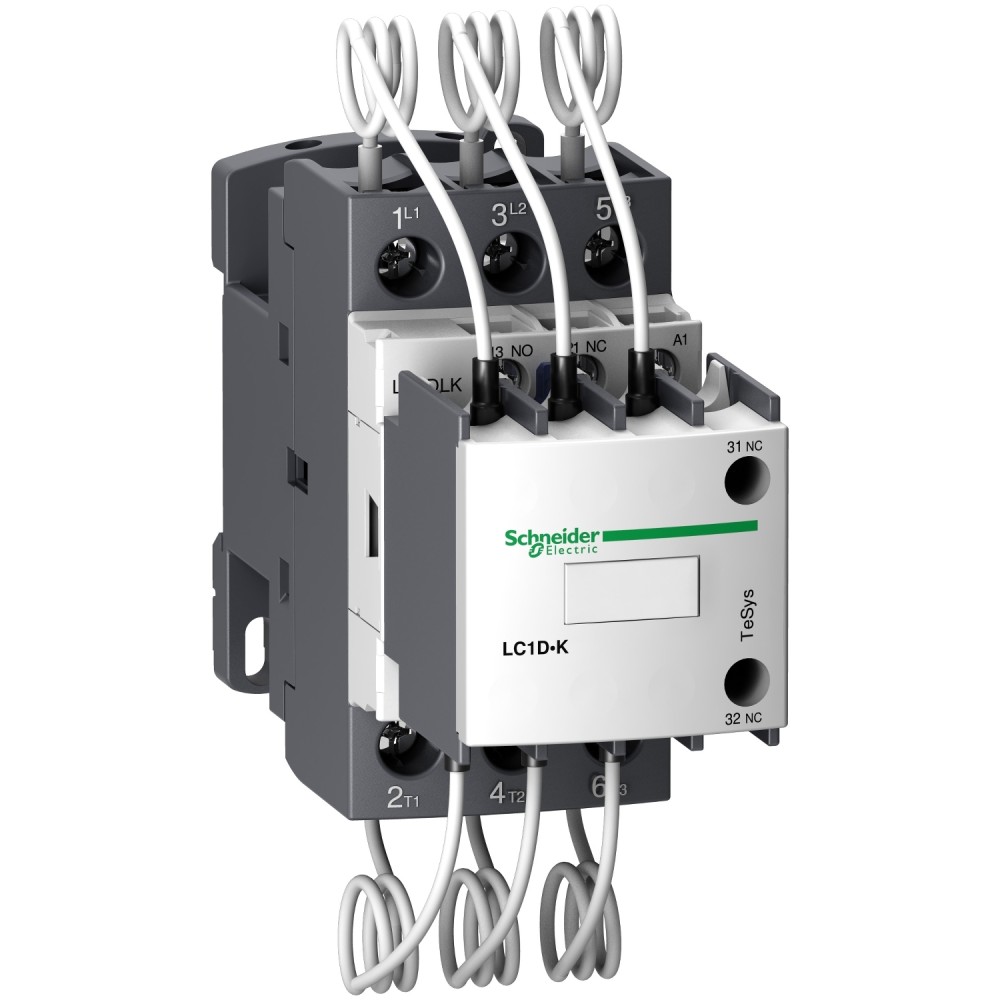 CONTACTOR P/CONDENSADOR 3P 11/20/21/33KVAR 230/415/440/690V BOB. 220V TESYS LC1DLKM7