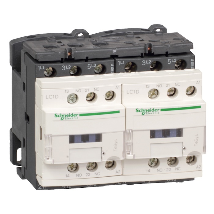 CONTACTOR INVERSOR 3P 18A AC3 120V 1NA+1NC TESYS LC2D18G7V