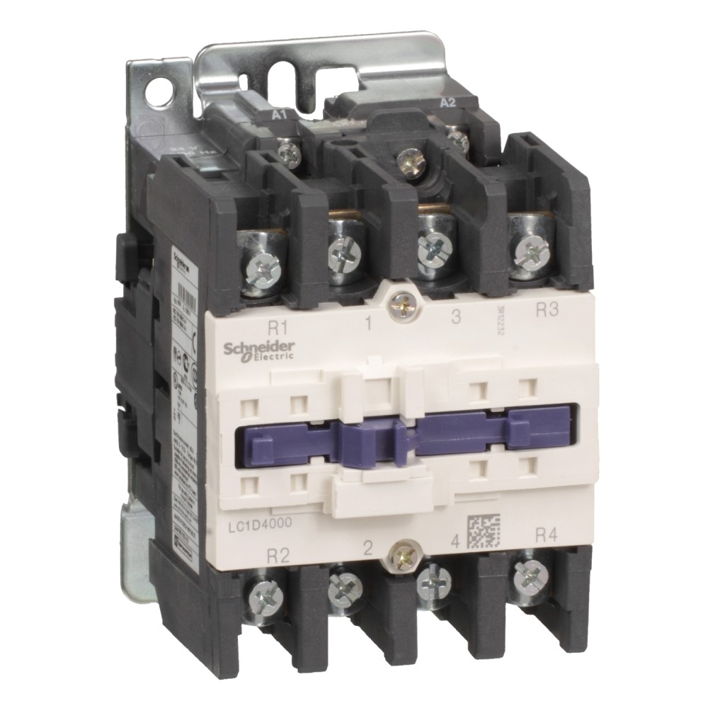CONTACTOR POTENCIA MAGNETICO 4P 60A AC1 48VAC S/CONT AUX TESYS LC1D40008E7