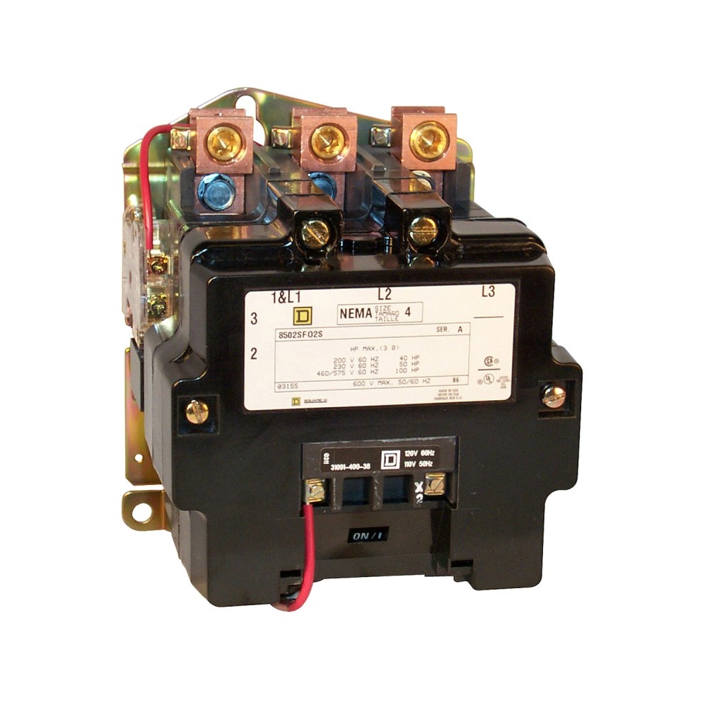 CONTACTOR POTENCIA 8502S 3P 135A AC3 110VAC NEMA 8502SFO2V02S