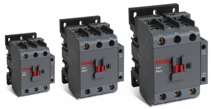 CONTACTOR POTENCIA MAGNETICO 3P 95A AC3 220VAC 1NA+1NC SK195A11M