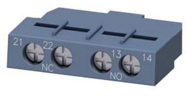 BLOCK CONTACTO TRANSVERSAL 1NA+1NC P/S00-S2 3RV29011E