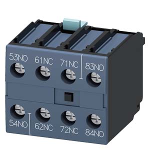 BLOCK CONTACTO AUXILIAR FRONTAL 2NA+2NC P/ 3RT1 3RH19211XA220MA0