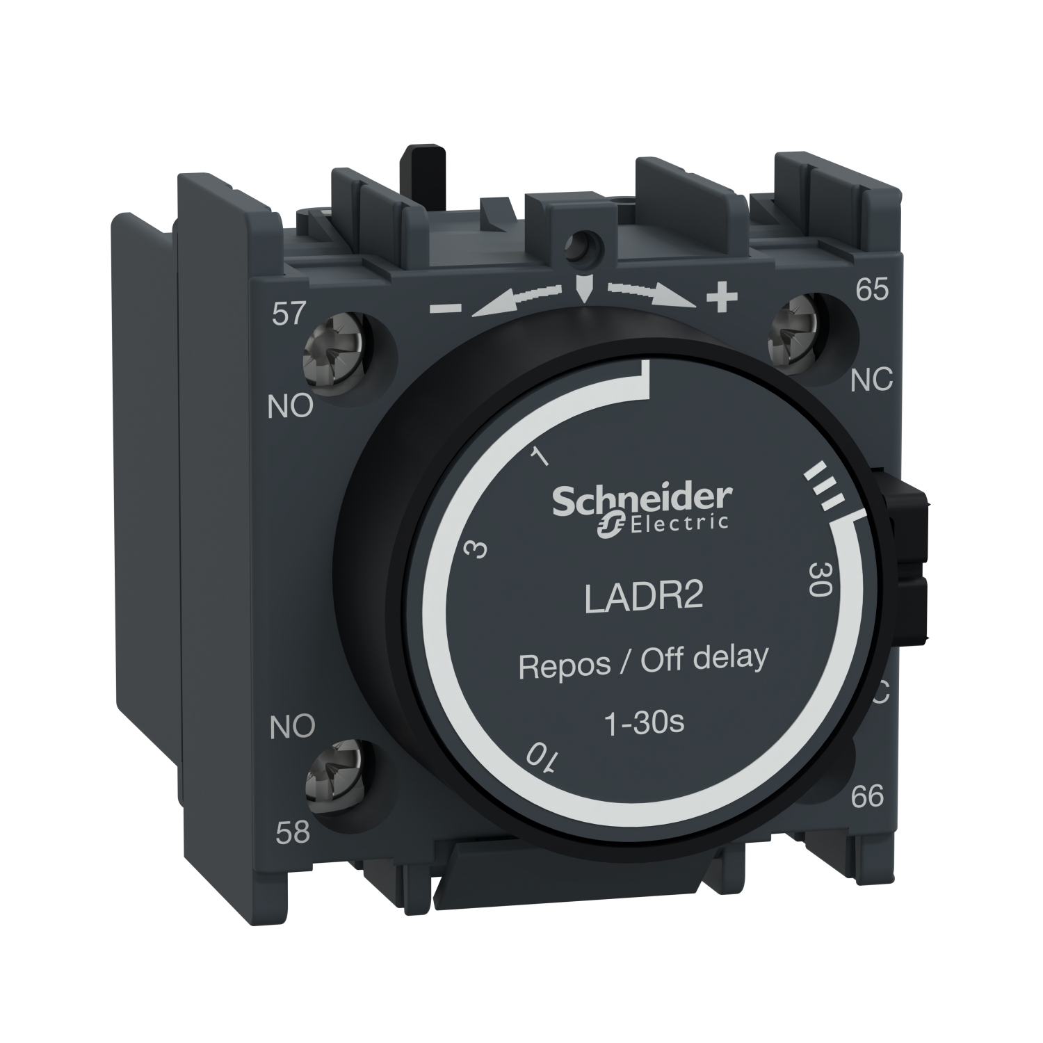 BLOCK CONTACTO TEMPORIZADOR 0.3 -3 S P/CONTACTOR LC1D/LC1F TESYS LADR2