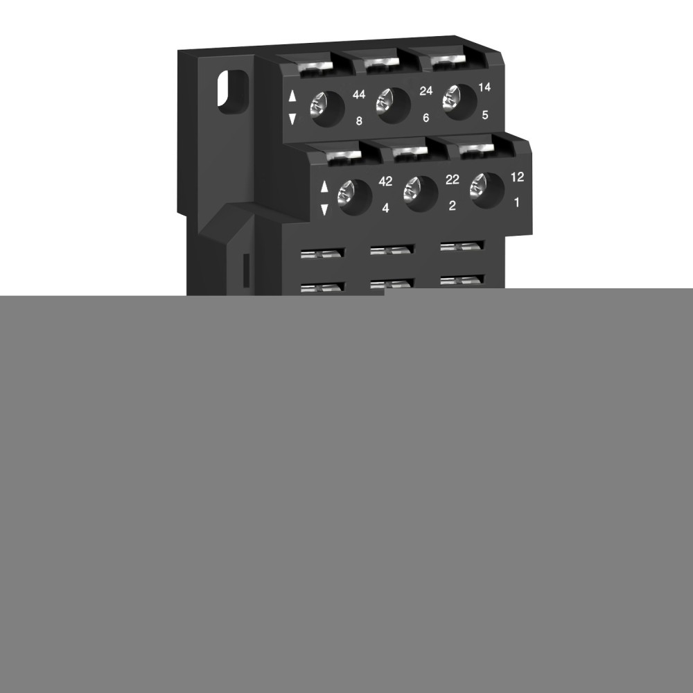 BASE DE FIJACION P/RELE RPZ 250V 3NA+3NC HARMONY RPZF3