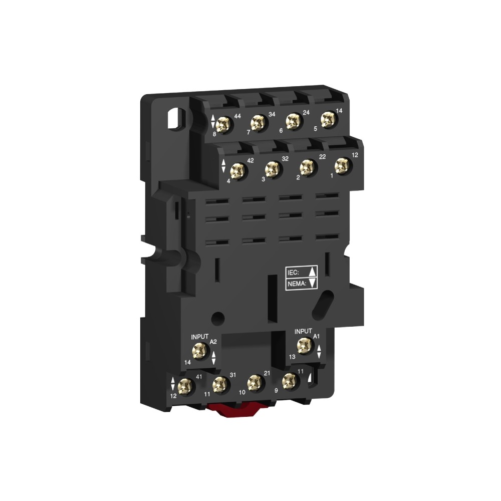 BASE DE FIJACION P/ RELE 250VAC 4 NANC ZELIO RPZF4