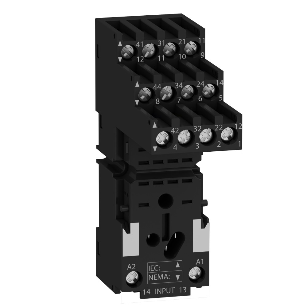 BASE RELE INDUSTRIAL ENCHUFABLE 14 PINES TORNILLO RXZE2S114M