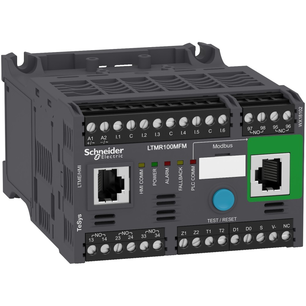 RELE MULTIFUNCION CONTROL MOTOR MODBUS 5-100A 115-230VAC TESYS LTMR100MFM