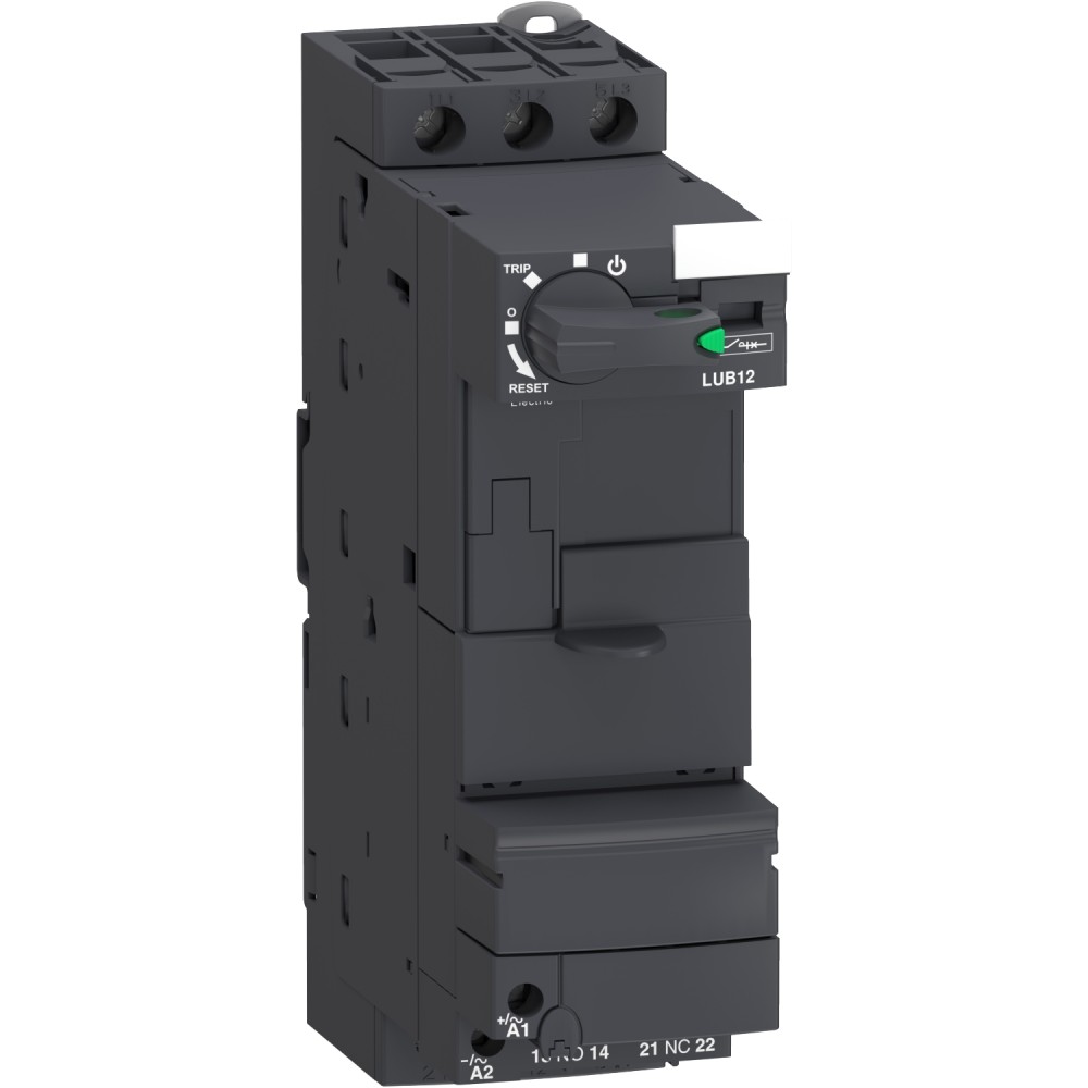 BASE POTENCIA 12A 1NA/1NC P/GUARDAMOTOR TESYS LUB12