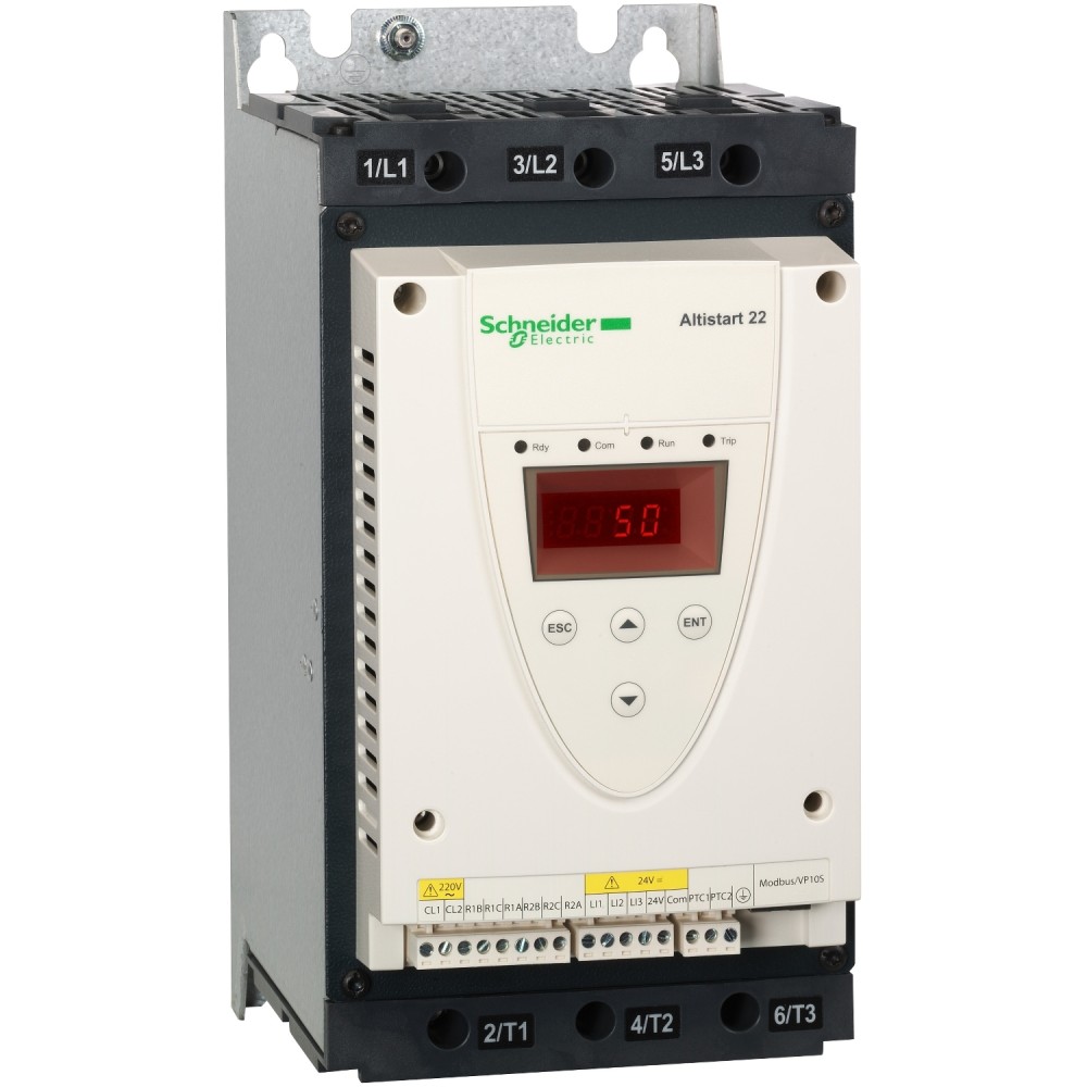 ARRANCADOR ELECTRONICO SUAVE 88A 30/60HP 220/440VAC ALTISTART ATS22D88S6