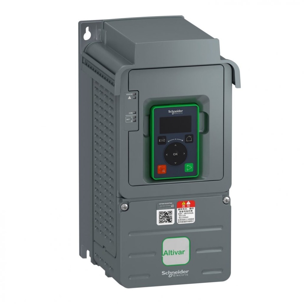 VARIADOR TRIFASICO 5HP/4KW 380-460V 9.3A IP20 ALTIVAR 610 ATV610U40N4